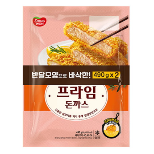 동원F&B 프라임 돈까스 490g이미지입니다. 누르면 해당 게시물로 새창이동합니다.