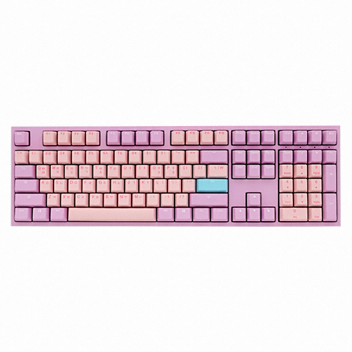 Ducky ONE 2 SEAMLESS BRIGHT LILAC PBT 이중사출 한글 (청축)