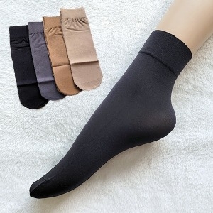 [불명] 국산 튼튼한 발목 스타킹 양말 살색 판타롱 타이즈