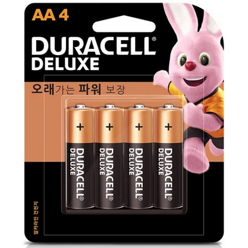듀라셀 디럭스 알카라인 AA (4개)_이미지