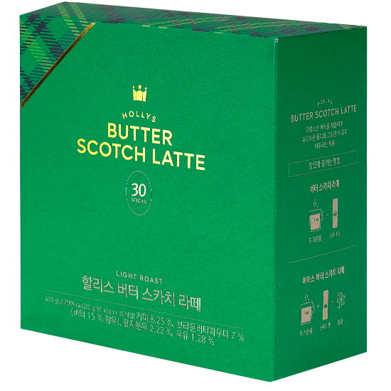 할리스커피 버터 스카치 라떼 30T (1개)_이미지