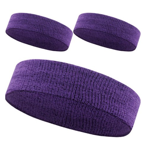 이그니스 스포츠 헤어밴드 3개 (라이트퍼플)_이미지