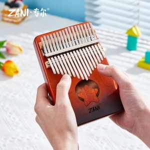 엄지 거문고 17음 카림바 거문고 kalimba21음 카림바 거문고 손가락 거문고 두 손가락 피아노 악기 크로스