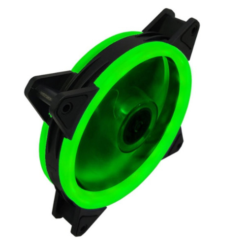 티테크놀로지 CM-RGB120 케이스용 LED 쿨러 120mm (그린)_이미지