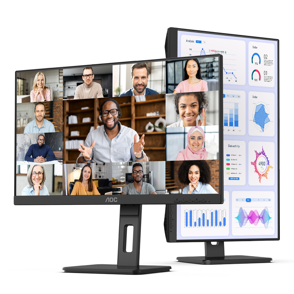 ���Ľ�ĵ AOC Q27P3 QHD USB-C ��ŷ�����̼� ������ü�� ��Ƽ���ĵ� ������