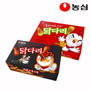 농심 닭다리 핫숯불바베큐맛 66g (12개)_이미지