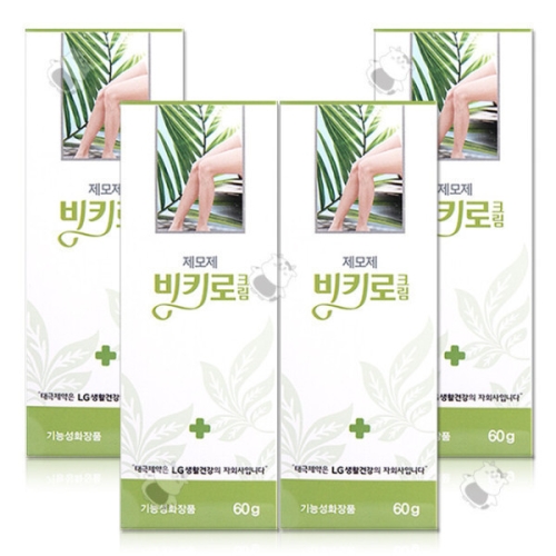 태극제약 비키로 제모크림 60g (4개)