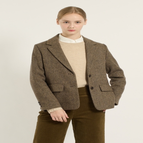 BCBG 해리스 헤링본 자켓 B5D9J172DG_이미지