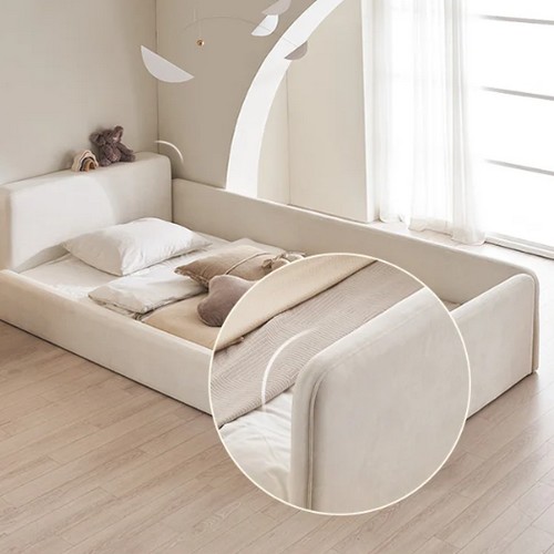 장인가구 하랑 패브릭 데이베드 LED패밀리침대 SS+SS (매트별도)_이미지