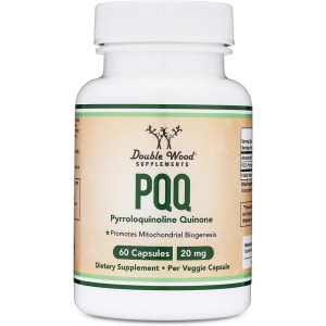  더블우드 PQQ 미국산 피큐큐 20mg 피롤로퀴놀린 퀴논 60캡슐 미국