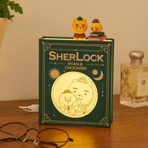 카카오프렌즈 LED 라이언 춘식이 클래식 북 무드등