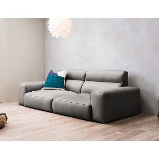 자코모 모어 모듈 슈렁큰 천연가죽 소파 3인용