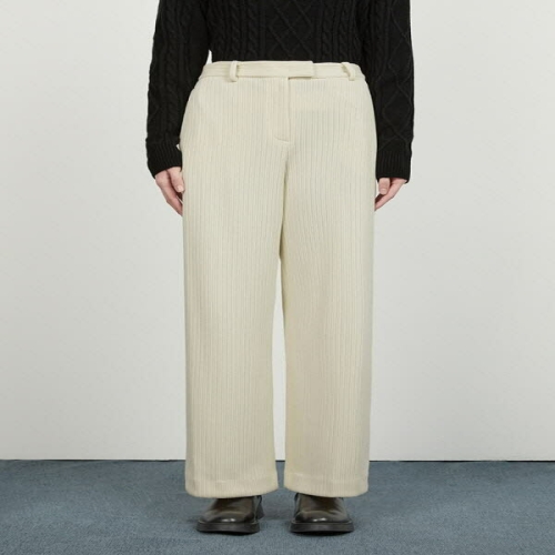 시스티나 여성 울 코듀로이 와이드 팬츠 AWWSLO41900