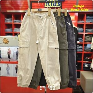 인디고뱅크키즈 25년 봄출시 몸에 잘 맞는 핏으로부들 카고 조거 면팬츠 IKTC25SR1_쇼핑점