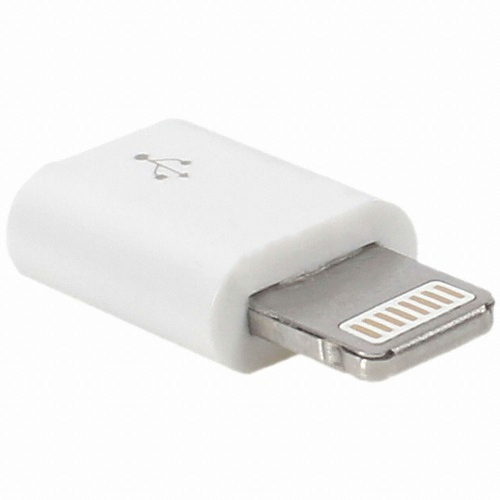 강원전자 NETmate 마이크로5핀 to 애플8핀 젠더, NM-LA01_이미지