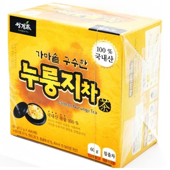 쌍계명차 가마솥 구수한 누룽지차 40T (4개)_이미지