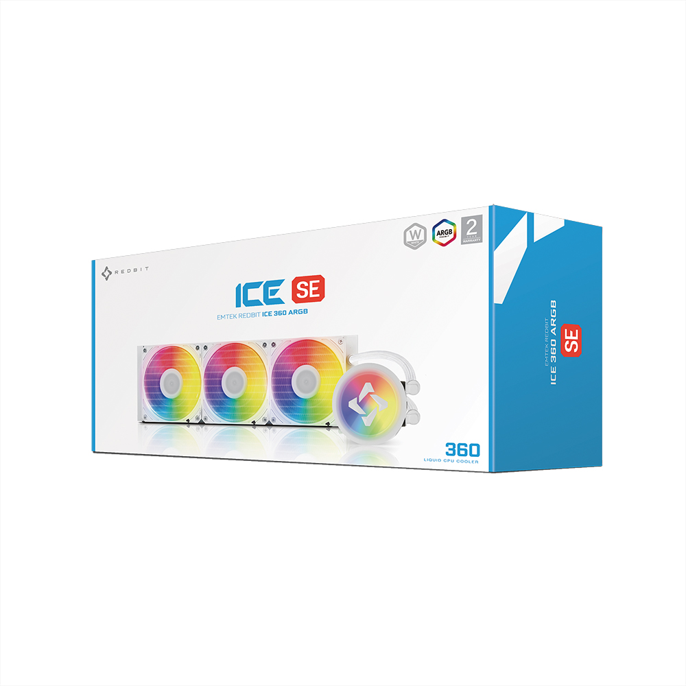 이엠텍 레드빗 ICE 360 ARGB SE (화이트)_이미지