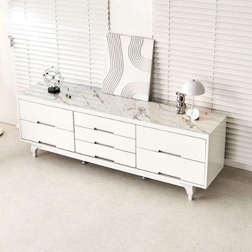 엣지퍼니처 엔트레 2단 UV 도장 하이그로시 거실장 1800