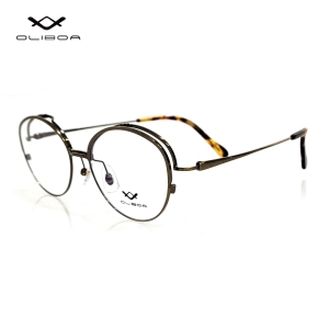스와로브스키 티타늄 플립업안경 올리보아 VISION-W108 COL8 와인
