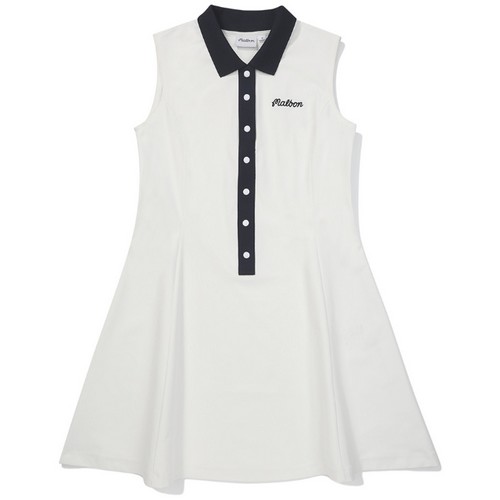 말본골프 버튼업 슬리브리스 원피스 M5322POP11OWT이미지입니다. 누르면 해당 게시물로 새창이동합니다.