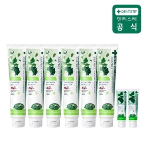플러스화이트 100g 8개 + 여행용 화이트치약20g 1개 + 스틱형치실