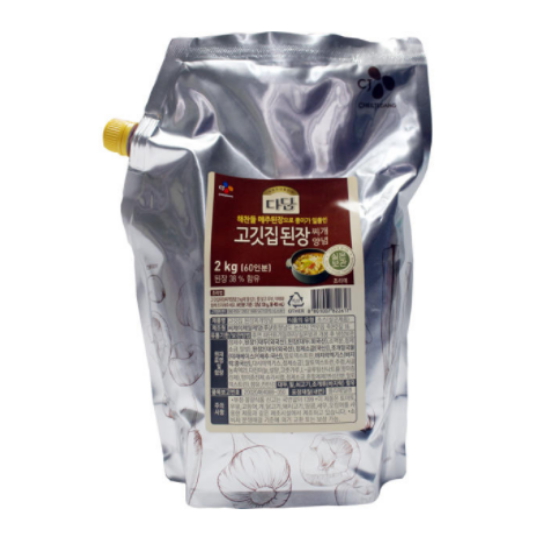 다담 고깃집 된장찌개양념 2kg (6개)_이미지