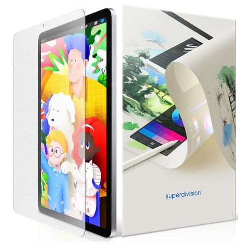 수나르 iPad mini 5세대 크로키 종이질감 액정보호필름 (액정 1매)_이미지