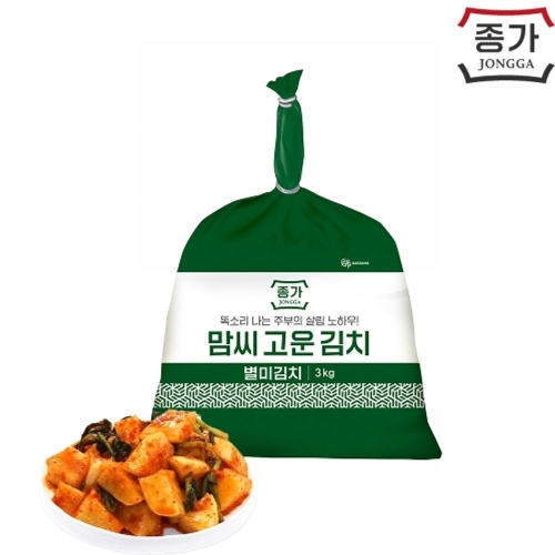 대상 종가집 종가 맘씨고운 총각김치 3kg 기타 기타