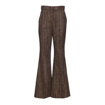 펜디 Rust wool and alpaca trousers FR6648<b>AYN</b>5F1T6K
