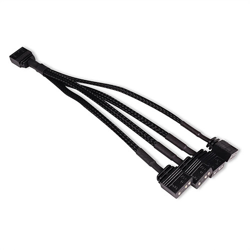 ALPHACOOL Y�� ���ø��� ARGB 3pin to 4x3-pin ���̺�