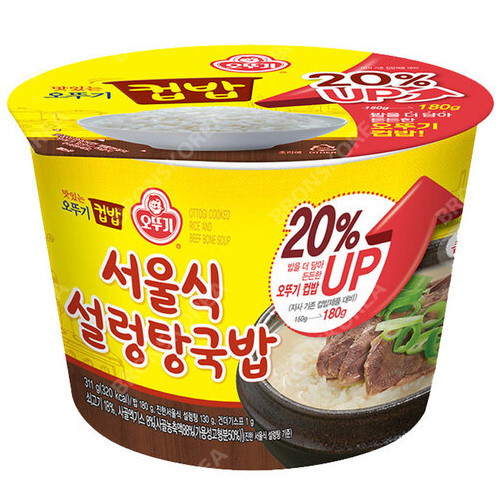 오뚜기 컵밥 서울식설렁탕국밥 311g (12개)
