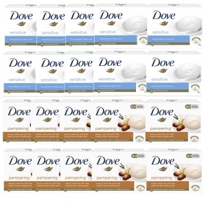 도브 비누 20개 센서티브10+시어버터10 세수비누