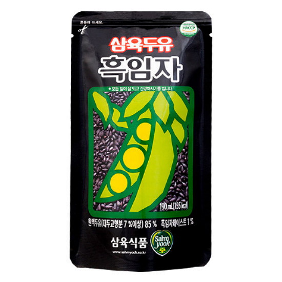 삼육식품 흑임자 두유 파우치 190ml