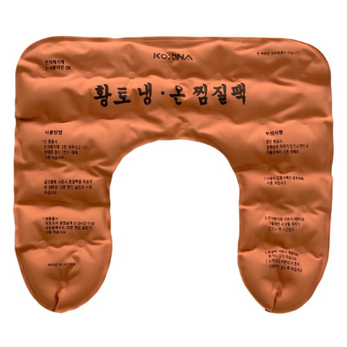 바로와 코시나 황토 냉온 찜질팩 목어깨형 (1개)