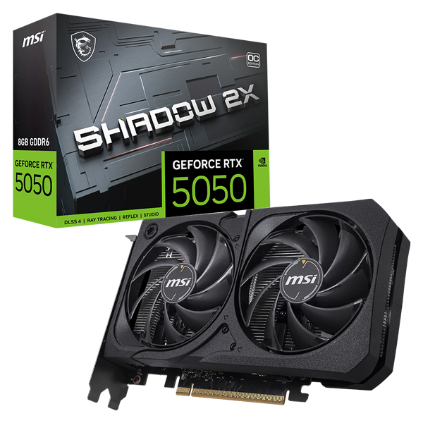 MSI 지포스 RTX <b>5050</b> 쉐도우 2X OC D6 8GB