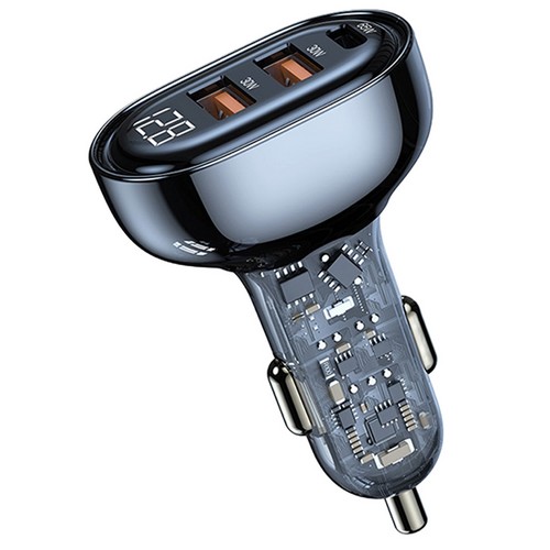 카템  125W 3포트 차량용 초고속 충전기 시거잭