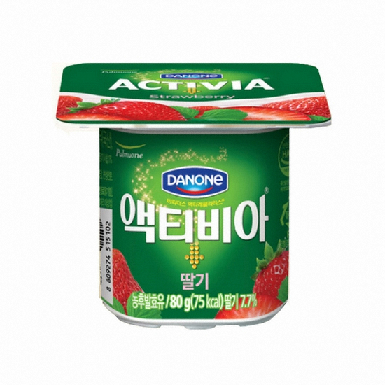 풀무원다논 액티비아 딸기 80g (24개)