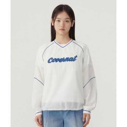 커버낫 WOMAN 우먼 로고 나일론 롱슬리브 Ivory CO2501LT71IV 825713