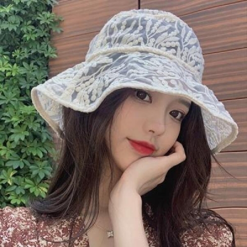 몽실 레이스 버킷햇 레이스 자수 벙거지 버킷햇