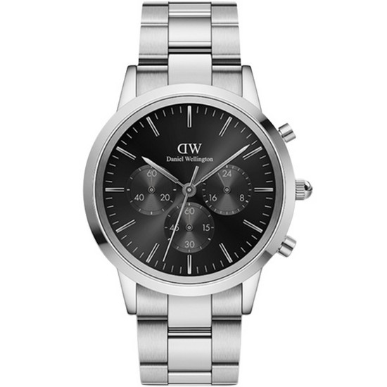 ICONIC CHRONOGRAPH LINK ONYX DW00600645