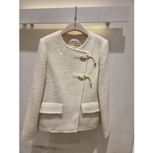 동광인터내셔날 스위트숲 비죠 가죽 장식 부클 자켓 SBAJKM1_이미지