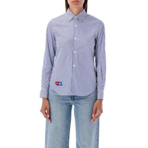 꼼데가르송 셔츠 P1B025 1 BLUE WHITE STRIPES_이미지