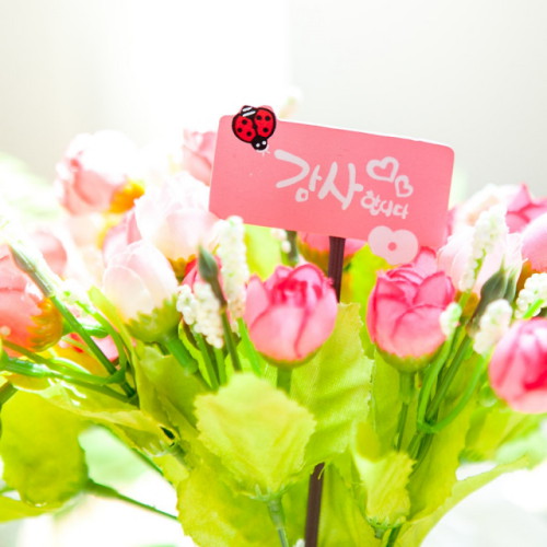 칼라 칠판 꽂이 감사합니다 소