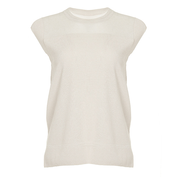 리본 여성 단색 민소매 RD6-BL250