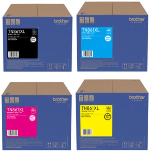 Brother 정품 TN-861XLBK, TN-861XLC, TN-861XLM, TN-861XLY 4색 세트