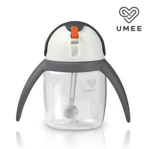 유미 펭귄 빨대컵 240ml_이미지