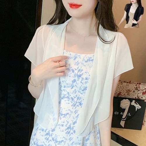 여름 가디건 여성 원피스코트 반팔 캐주얼 KYR-WC467AF