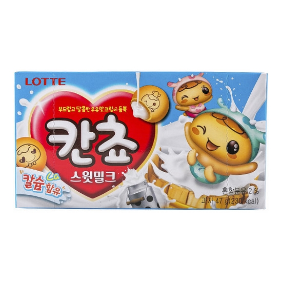 롯데웰푸드 칸쵸 스윗밀크 47g (1개)