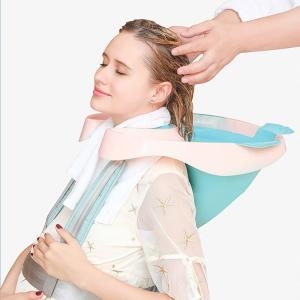 Foryou2152 접이식 세발기 요양 노인 임산부 샴푸대야 머리감는통 머리샴푸 간병용품_이미지
