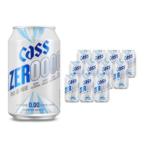 오비맥주 카스 올제로 0.00 330ml (12개)_이미지